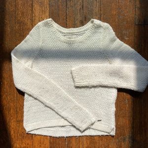 Abercrombie & Fitch Cropped Loose Knit Sweater